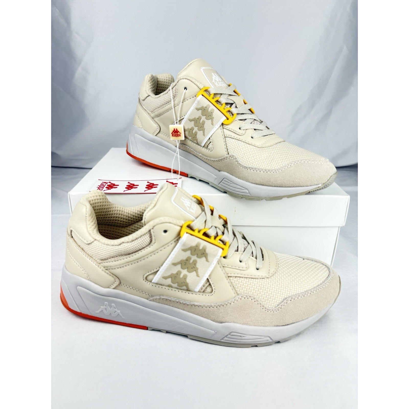 Kappa 222 Banda Barsel 1 3037is0 Unisex Sneakers Beige-Grey Vapor Us 8.5 Eu 41.5 — image 4 of 8